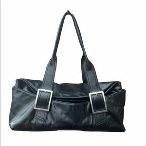 Kenneth Cole Classic Black Leather Bag
